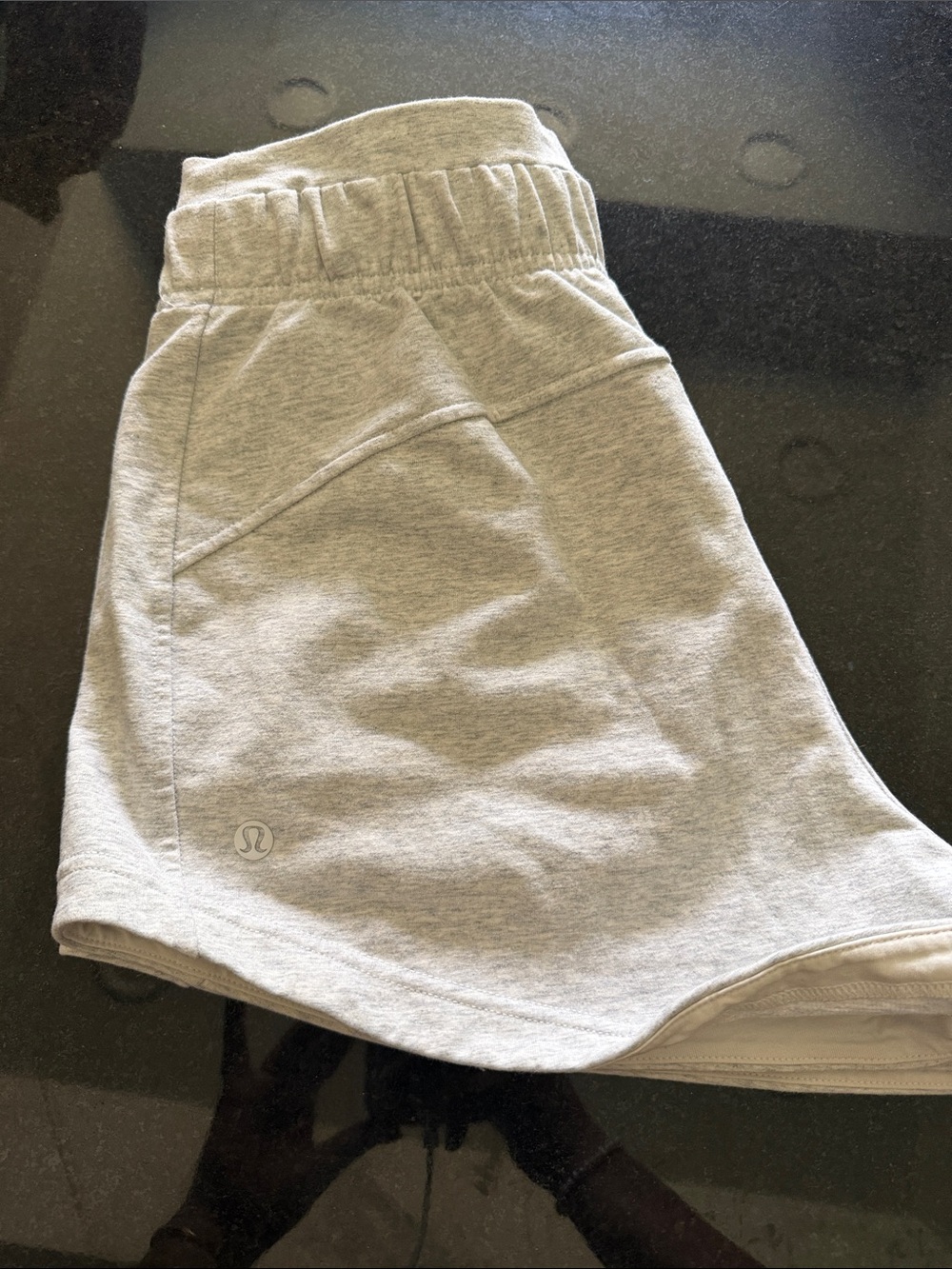 lululemon athletica Girls' Light Gray Athletic Shorts